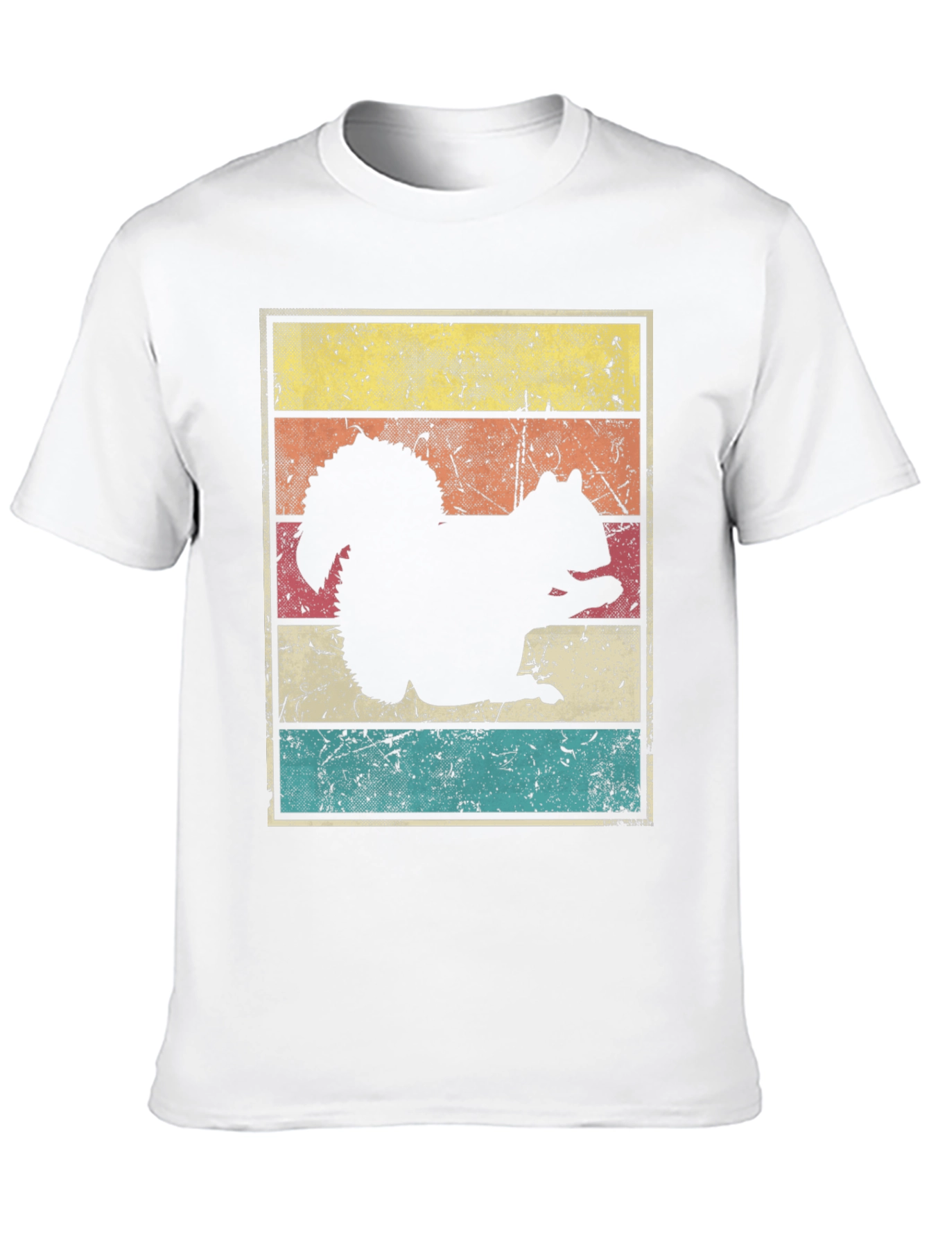 Retro Squirrel Graphic T-Shirt