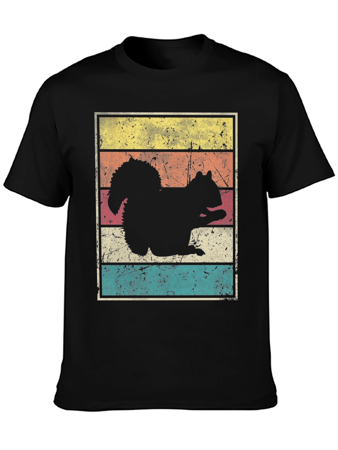 Retro Squirrel Graphic T-Shirt