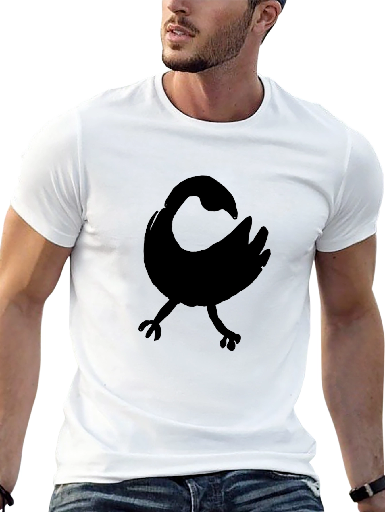 Black Sankofa Bird T-Shirt
