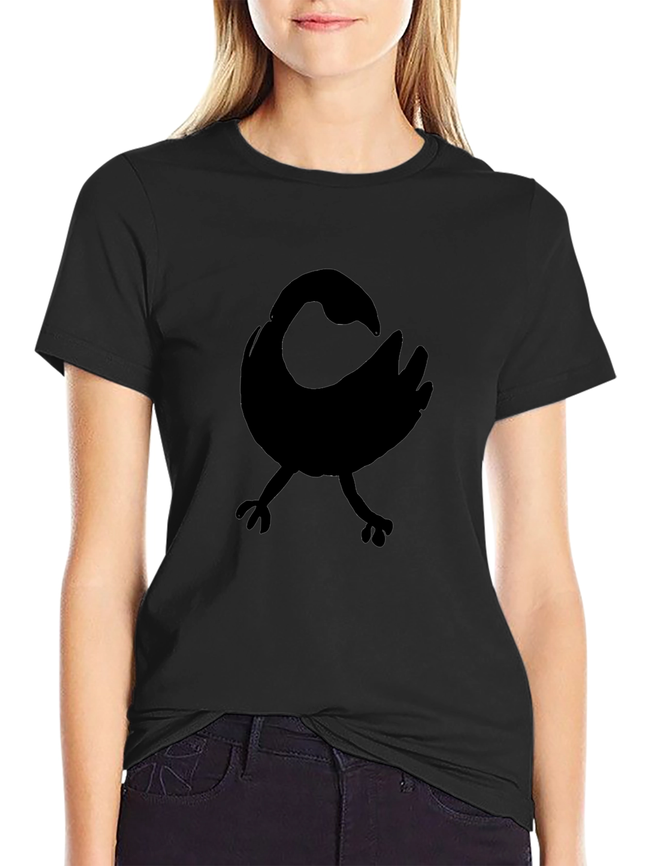 Black Sankofa Bird T-Shirt