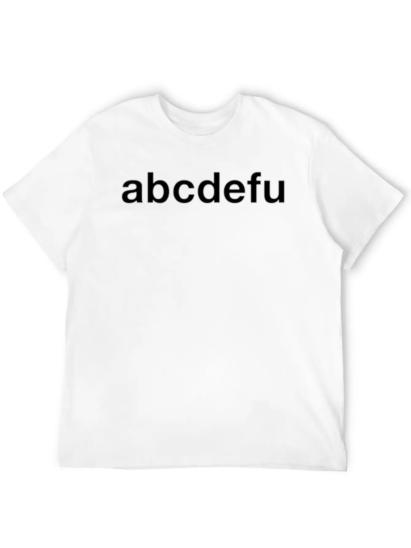 Abcdefu Moody And Emotional Comfortable Minimalist Graphic Tee – Summer Style Essential