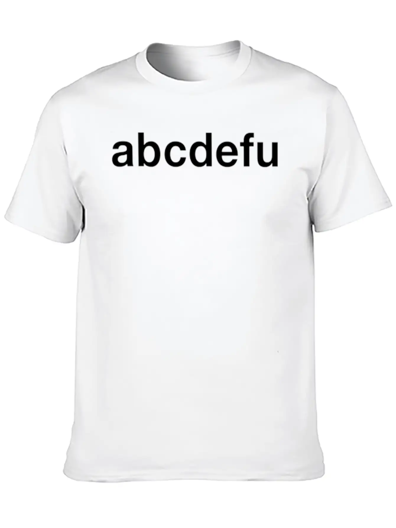 Abcdefu Moody And Emotional Comfortable Minimalist Graphic Tee – Summer Style Essential