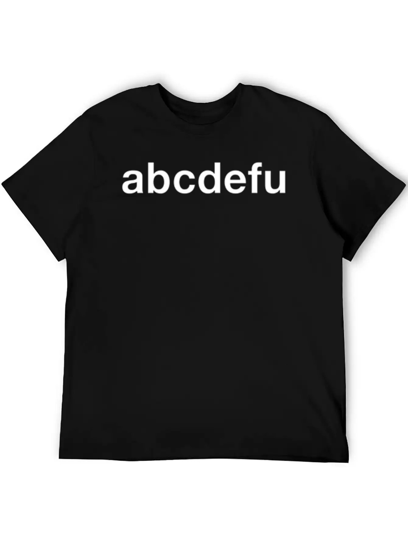 Abcdefu Moody And Emotional Comfortable Minimalist Graphic Tee – Summer Style Essential