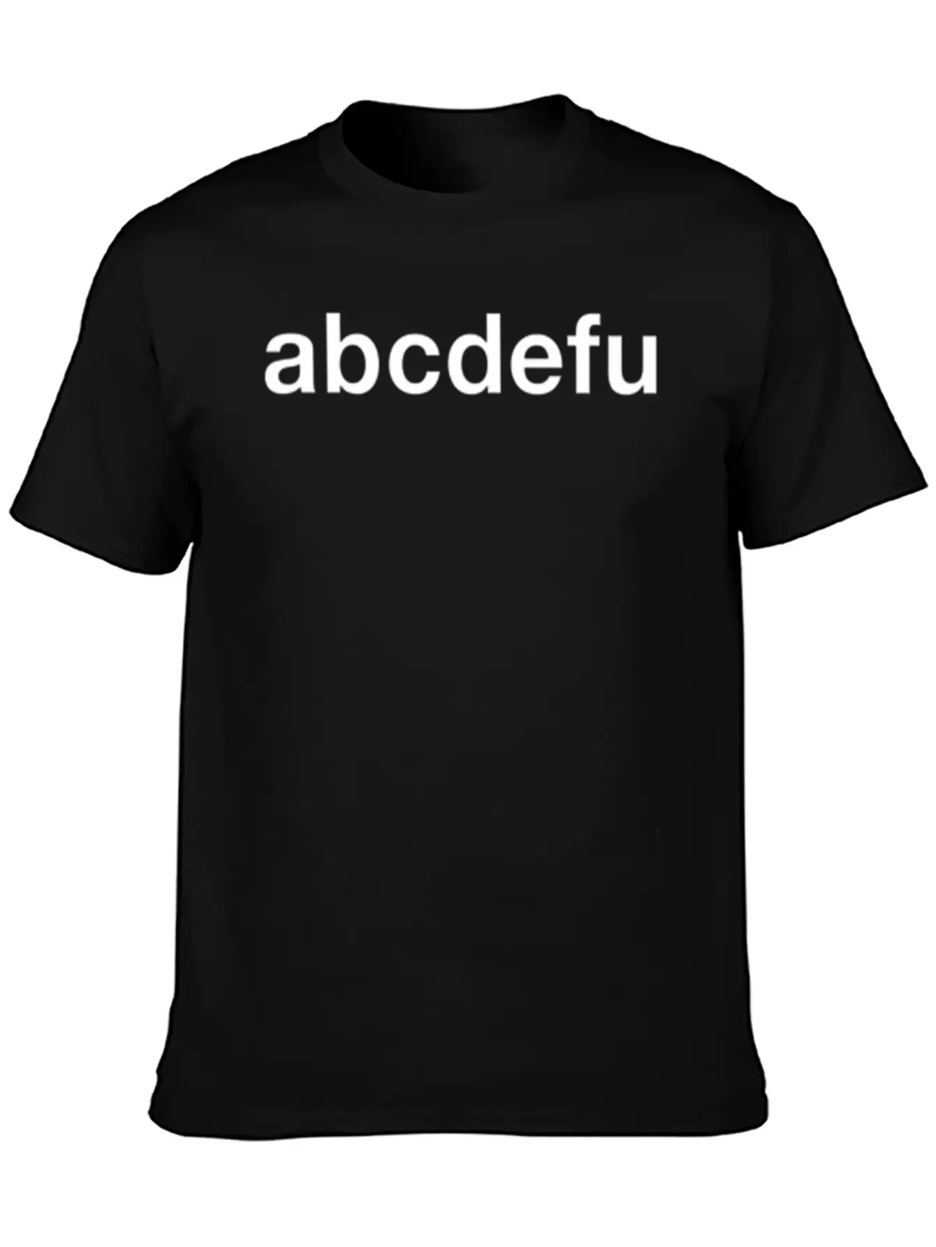 Abcdefu Moody And Emotional Comfortable Minimalist Graphic Tee – Summer Style Essential