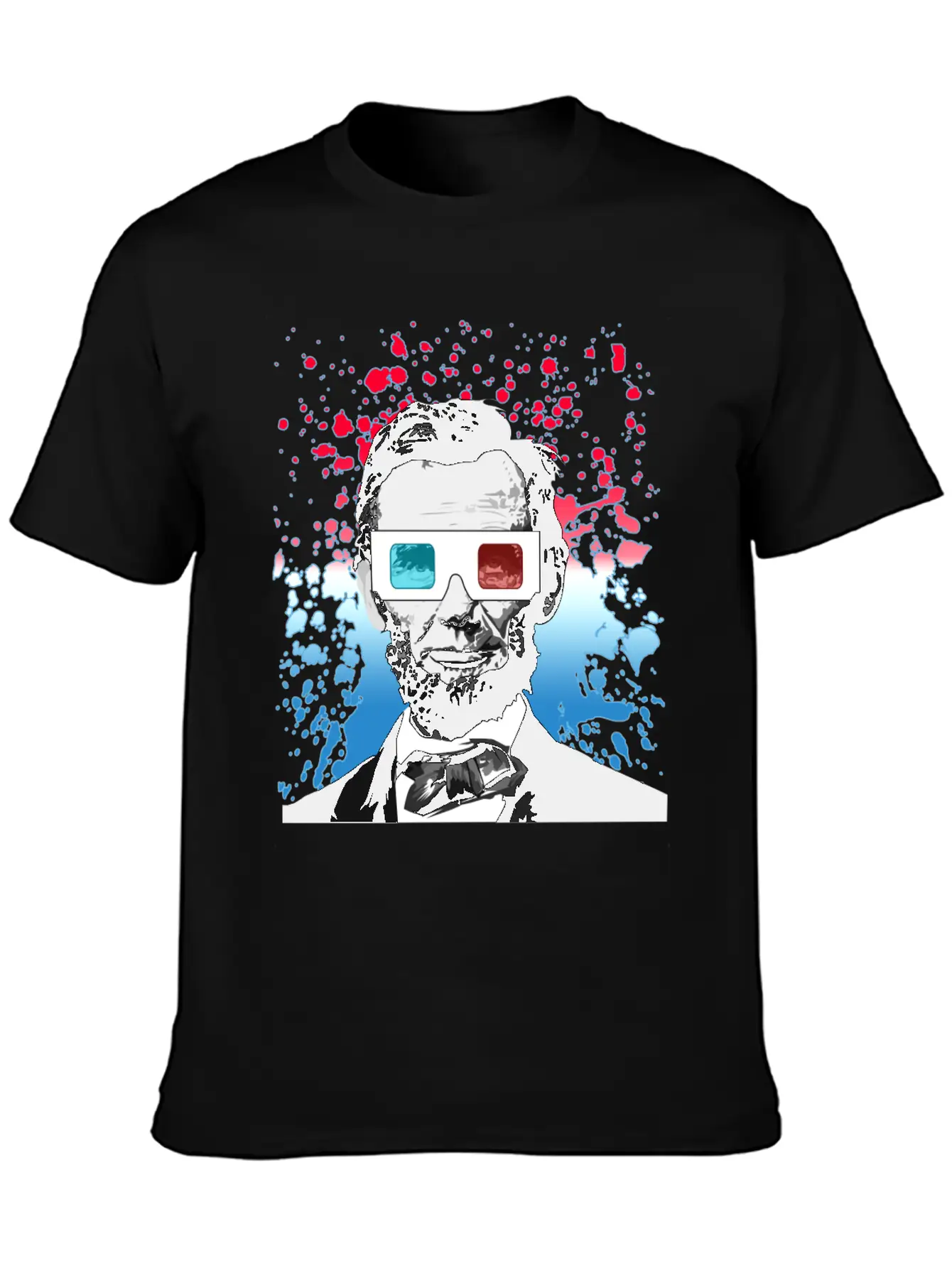 Abraham Lincoln 3D Stylish Everyday T-Shirt – Unisex Basic Cotton Tee