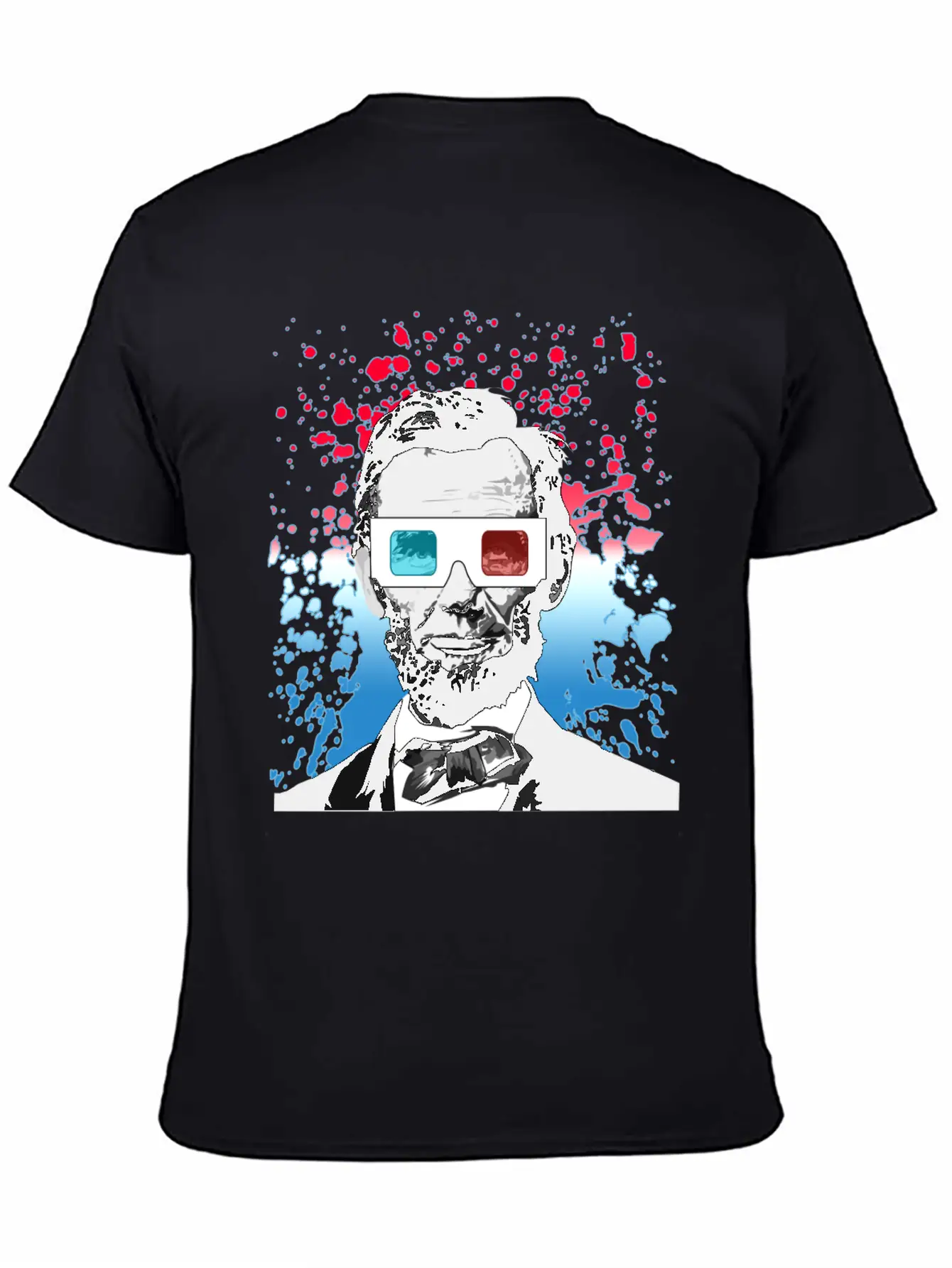 Abraham Lincoln 3D Stylish Everyday T-Shirt – Unisex Basic Cotton Tee