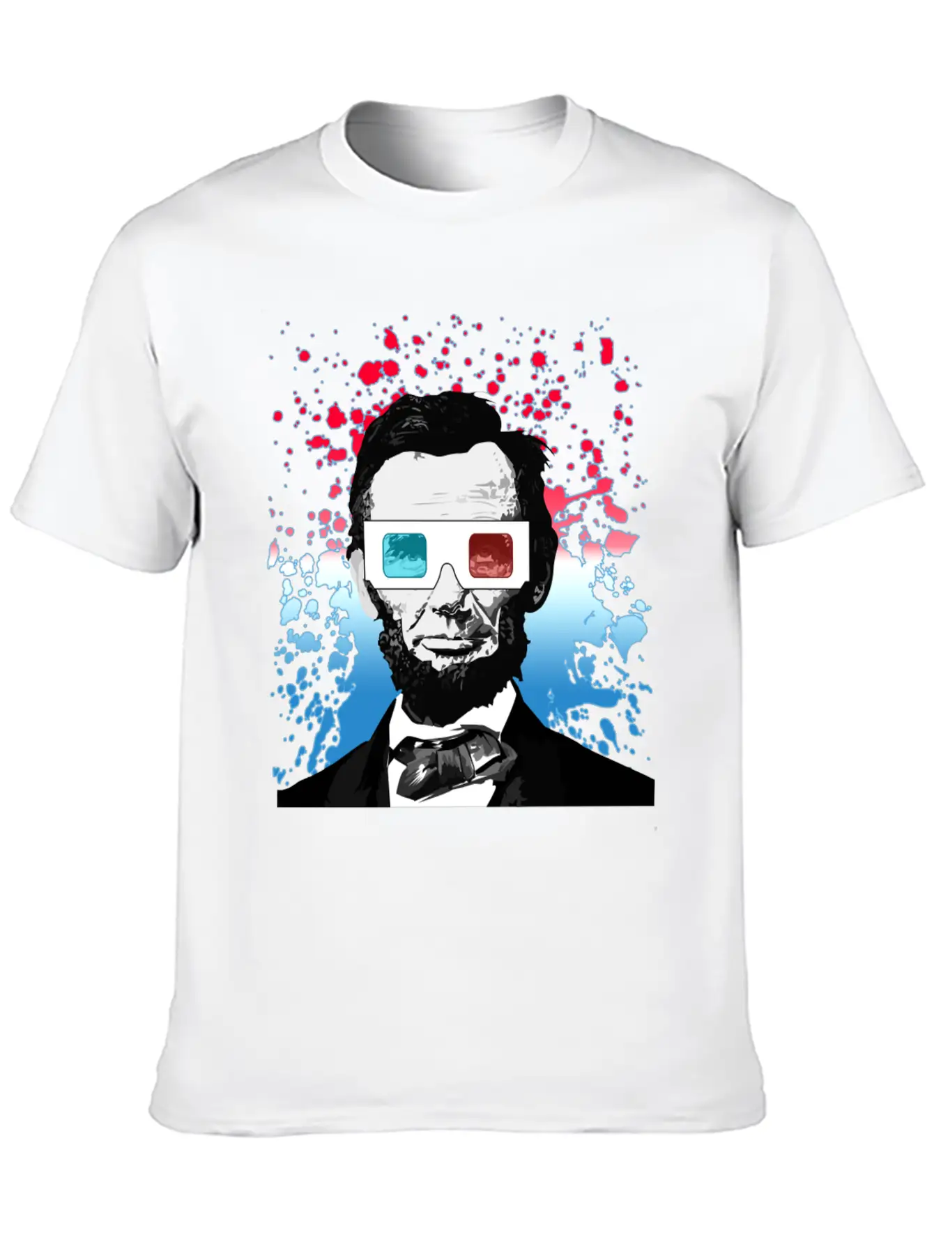 Abraham Lincoln 3D Stylish Everyday T-Shirt – Unisex Basic Cotton Tee