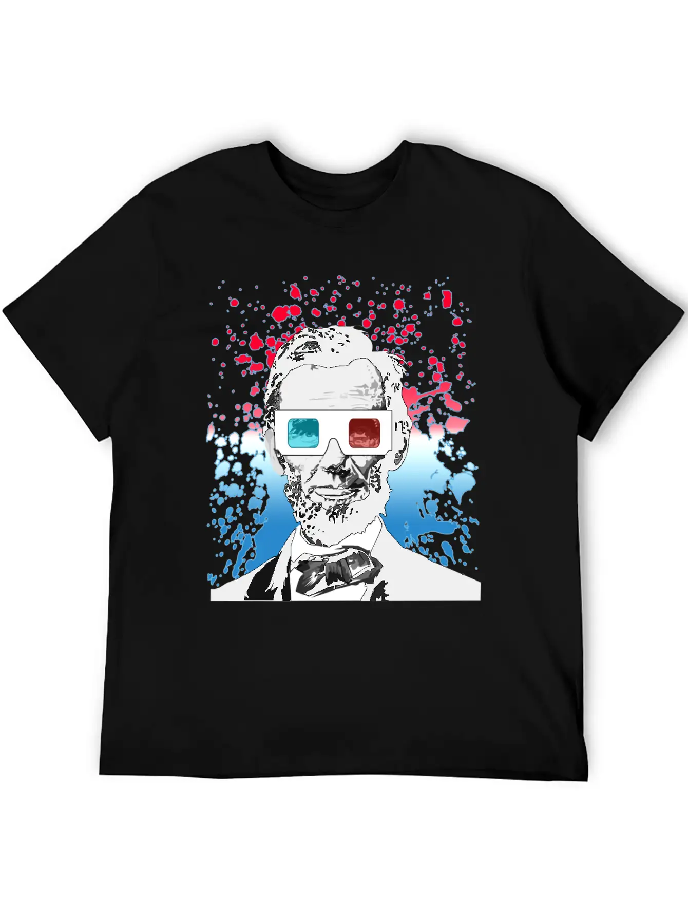 Abraham Lincoln 3D Stylish Everyday T-Shirt – Unisex Basic Cotton Tee