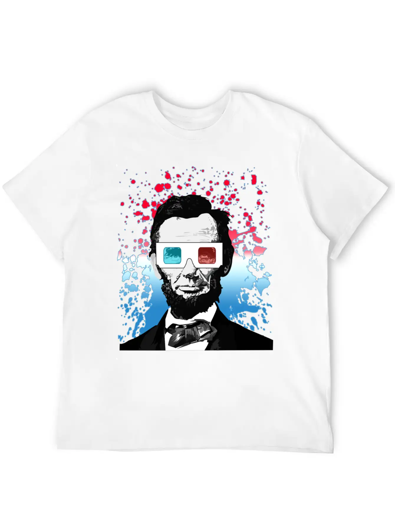 Abraham Lincoln 3D Stylish Everyday T-Shirt – Unisex Basic Cotton Tee
