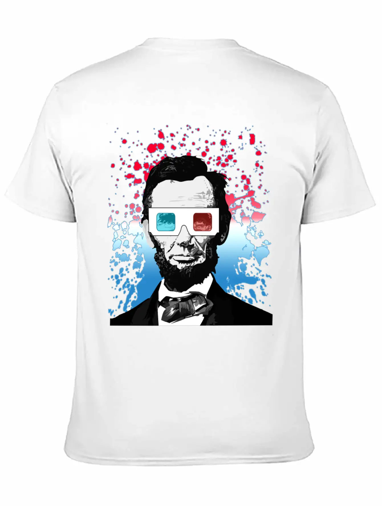 Abraham Lincoln 3D Stylish Everyday T-Shirt – Unisex Basic Cotton Tee