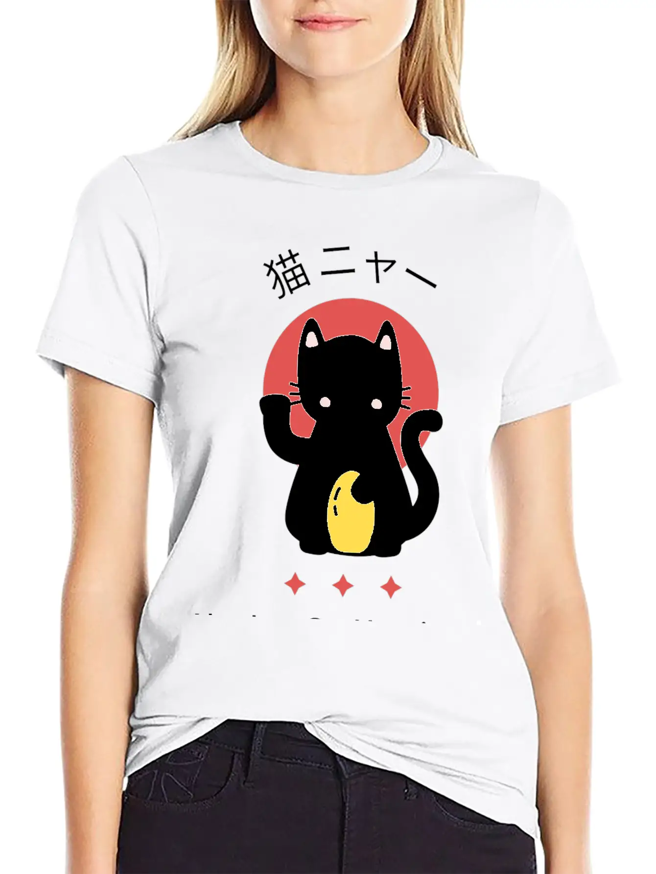 Absolute Cat Happiness Unisex Short Sleeve Soft Cotton T-Shirt – Casual Everyday Wear