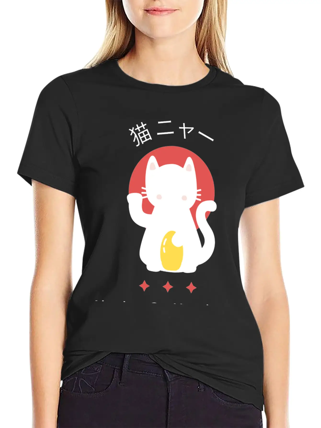 Absolute Cat Happiness Unisex Short Sleeve Soft Cotton T-Shirt – Casual Everyday Wear