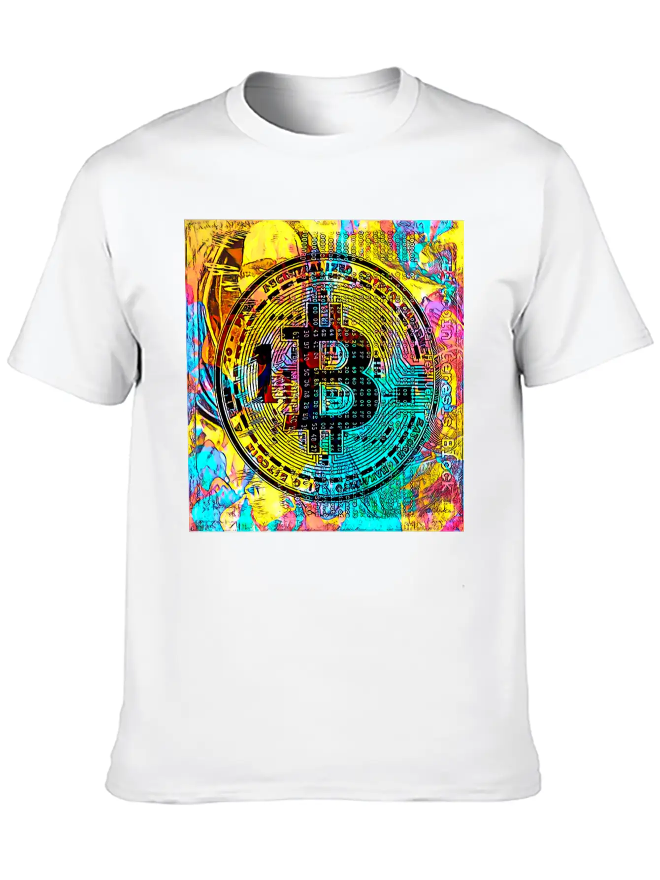 Abstract BTC Comfortable Minimalist Graphic Tee – Summer Style Essential
