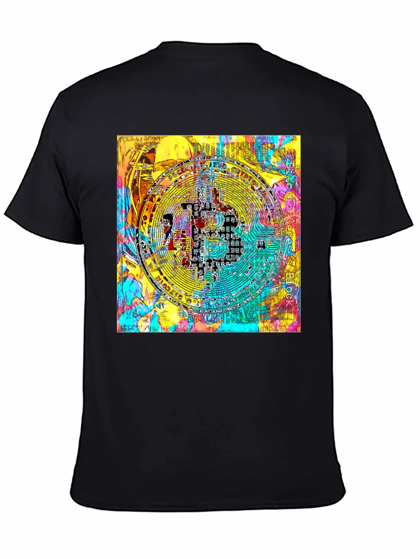 Abstract BTC Comfortable Minimalist Graphic Tee – Summer Style Essential