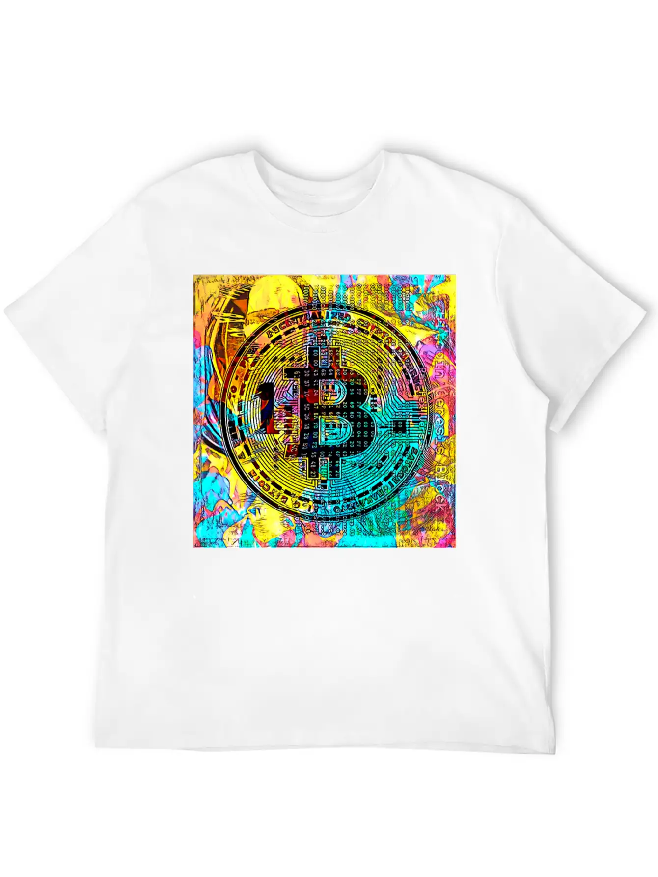 Abstract BTC Comfortable Minimalist Graphic Tee – Summer Style Essential