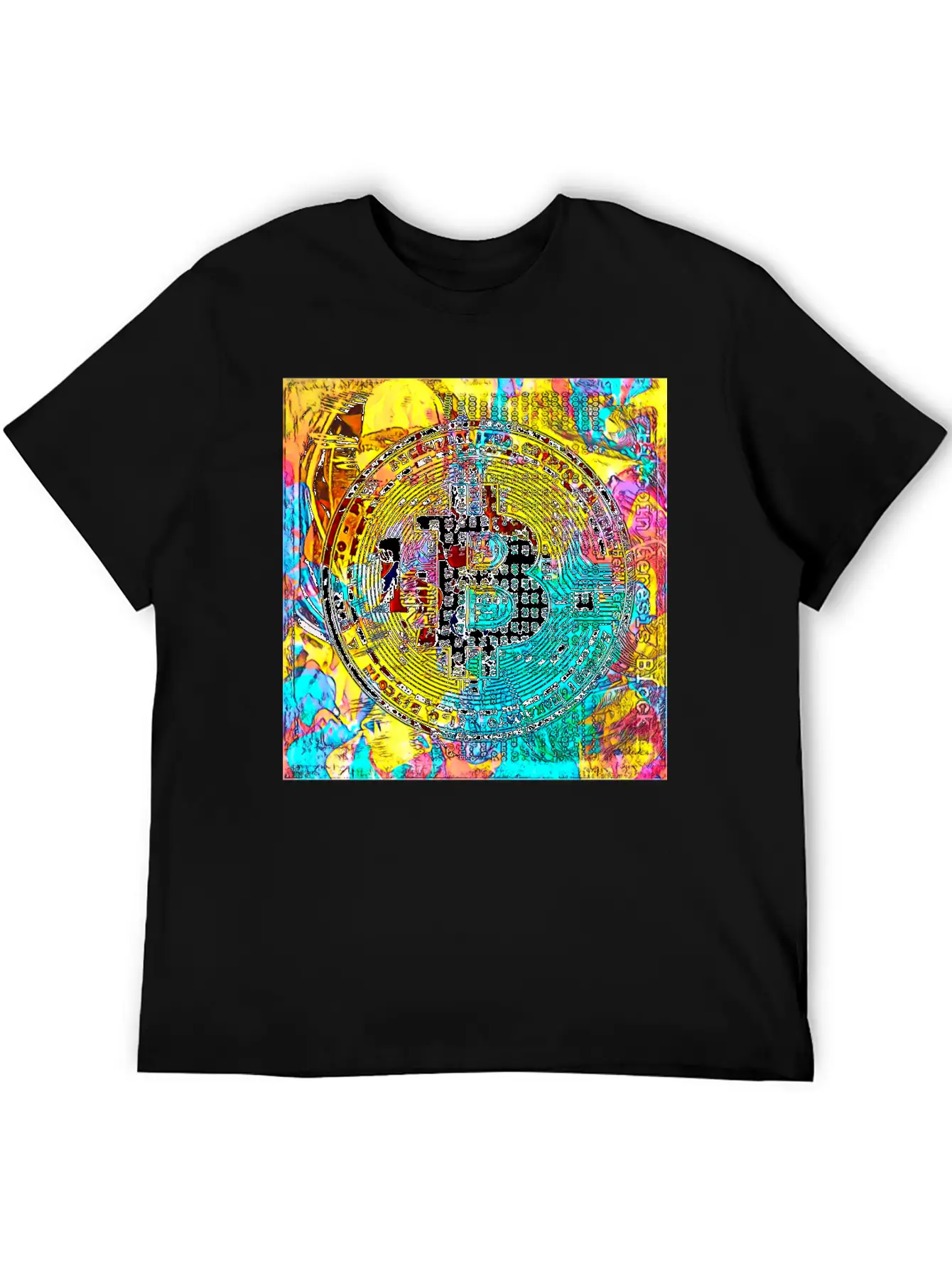Abstract BTC Comfortable Minimalist Graphic Tee – Summer Style Essential