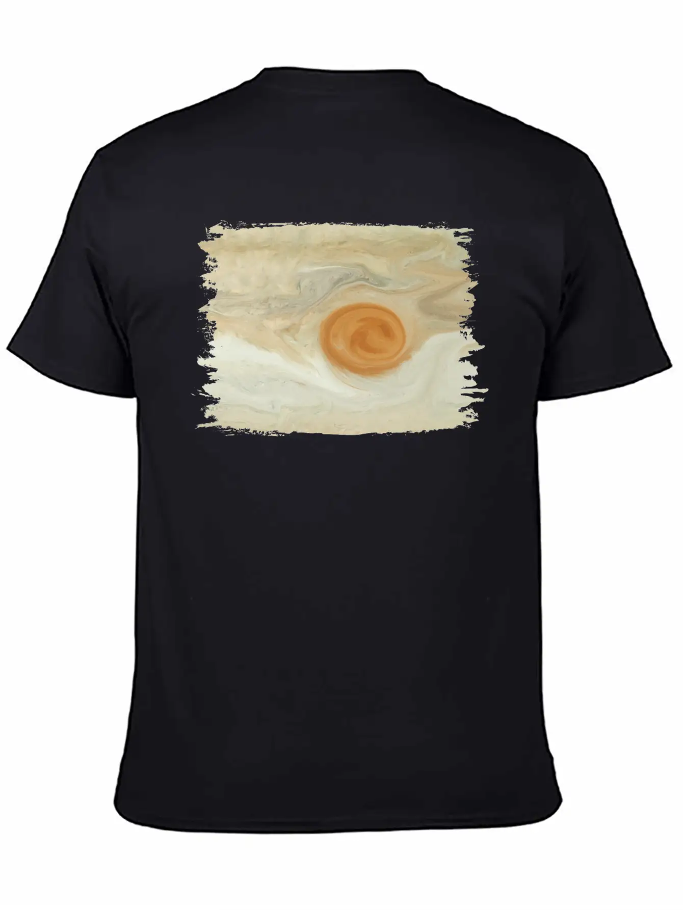 Abstract Painting Jupiter Juno Great Red Spot Stylish Everyday T-Shirt – Unisex Basic Cotton Tee