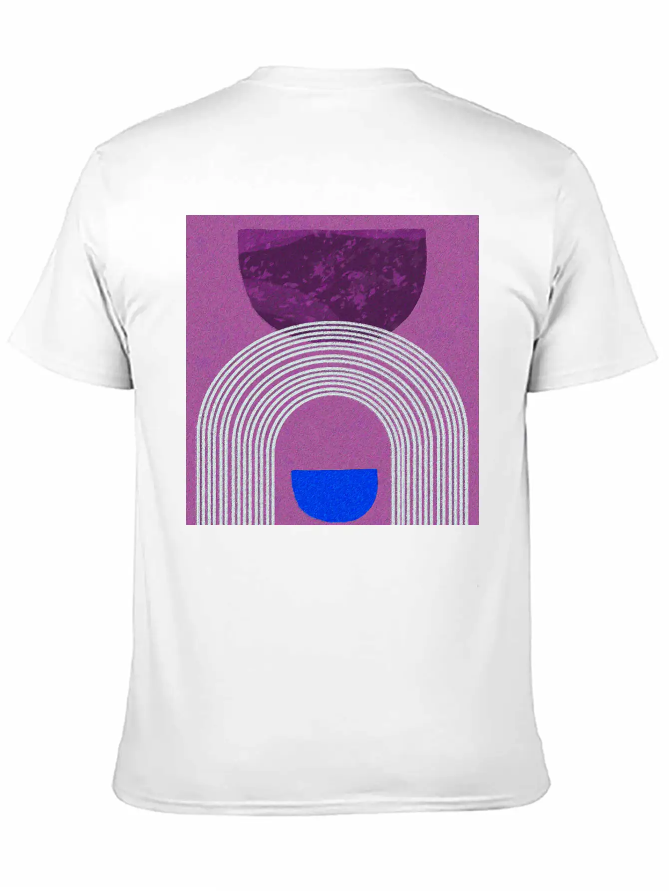 Abstract Rainbow Color Pencil Colorful Art-Poster Unisex Short Sleeve Soft Cotton T-Shirt – Casual Everyday Wear