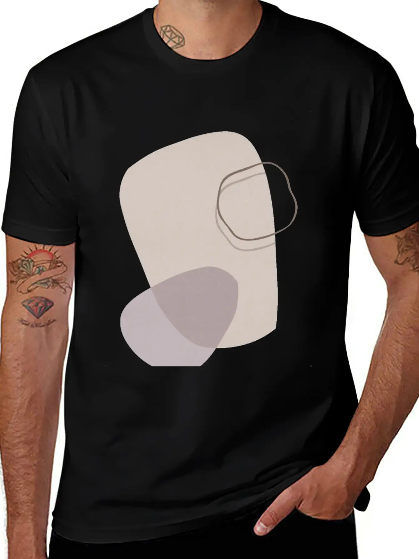 Abstract Shapes 11 Timeless Short Sleeve Tee – Comfy And Minimalist Design