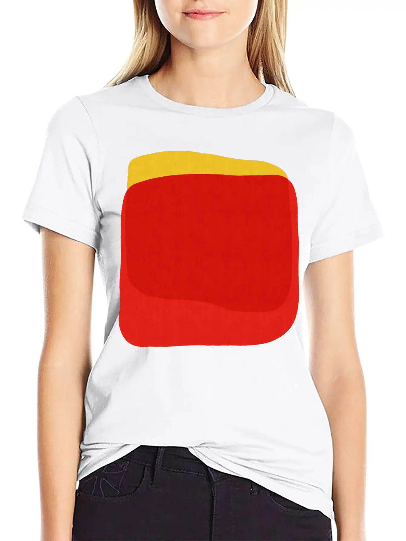 Abstract Shapes 33 Unisex Short Sleeve Soft Cotton T-Shirt – Casual Everyday Wear