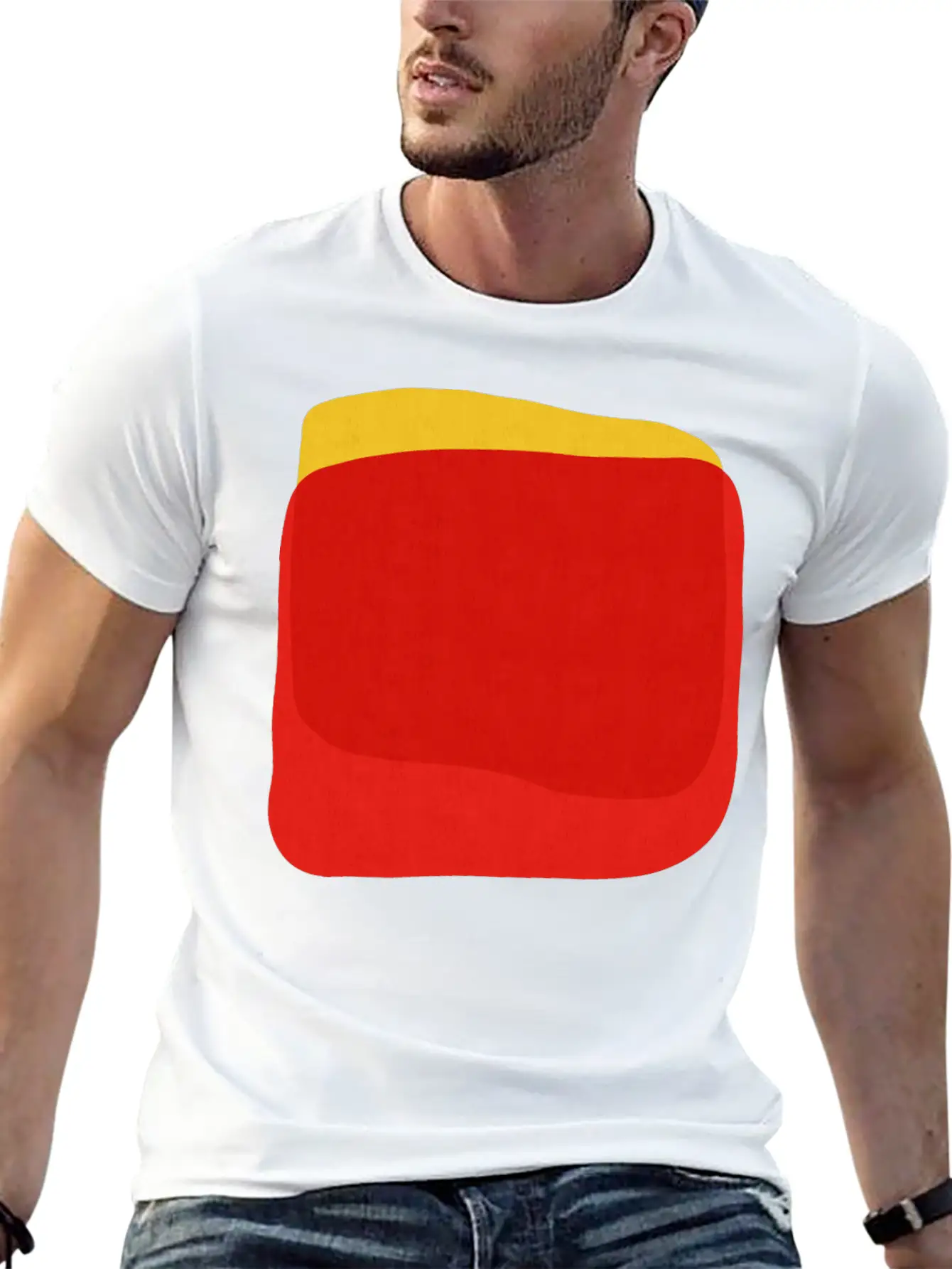 Abstract Shapes 33 Unisex Short Sleeve Soft Cotton T-Shirt – Casual Everyday Wear