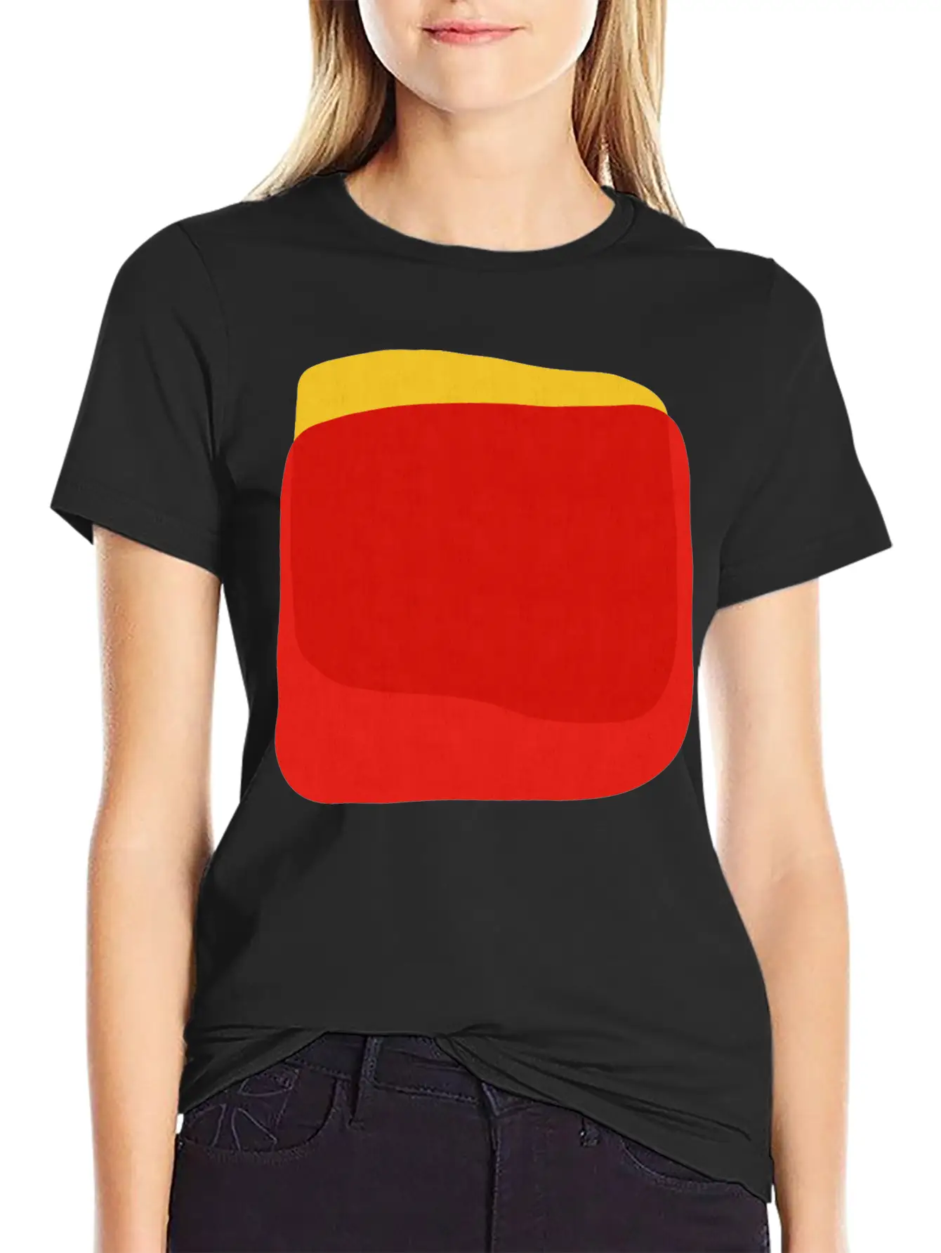 Abstract Shapes 33 Unisex Short Sleeve Soft Cotton T-Shirt – Casual Everyday Wear