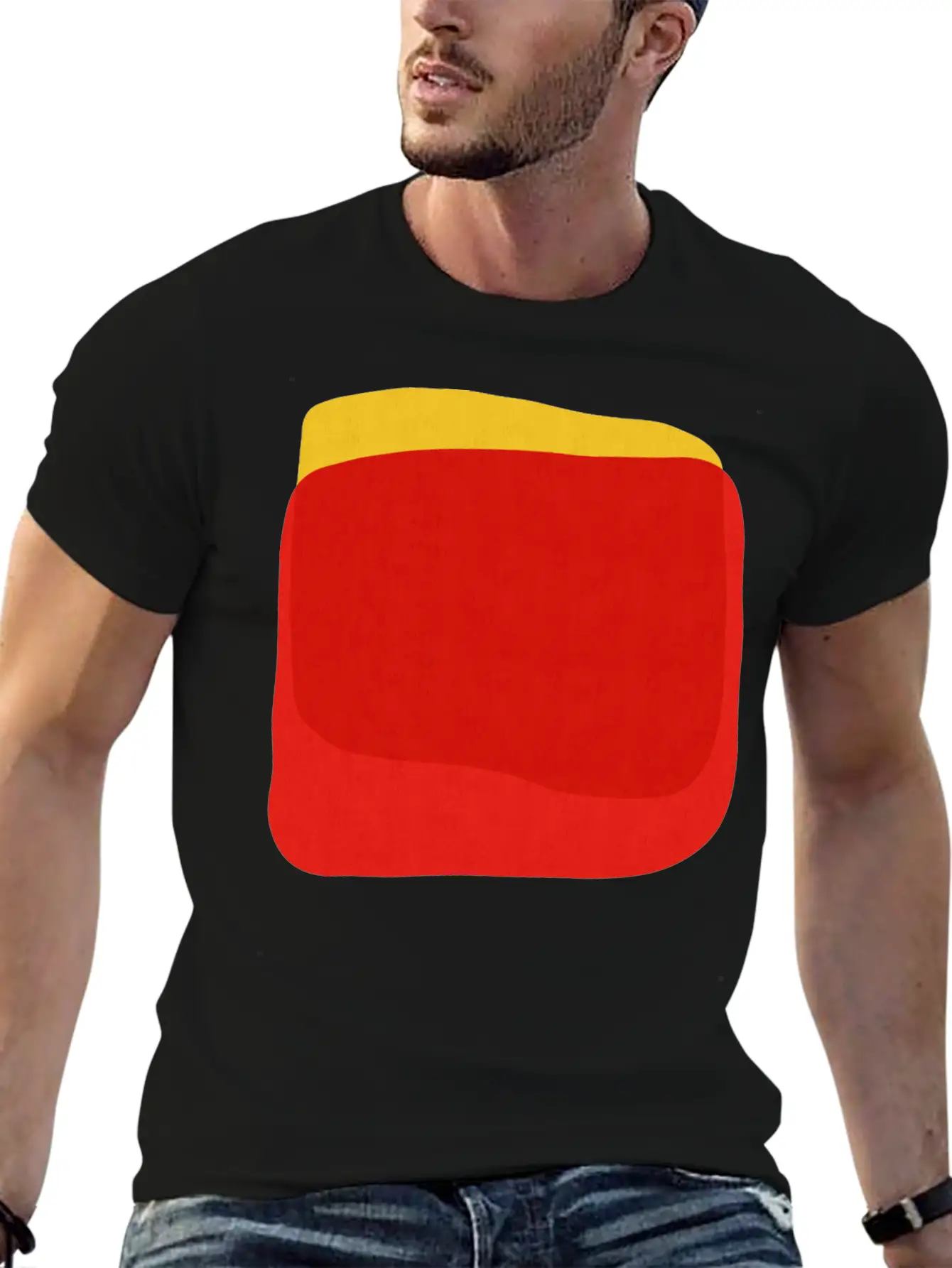 Abstract Shapes 33 Unisex Short Sleeve Soft Cotton T-Shirt – Casual Everyday Wear
