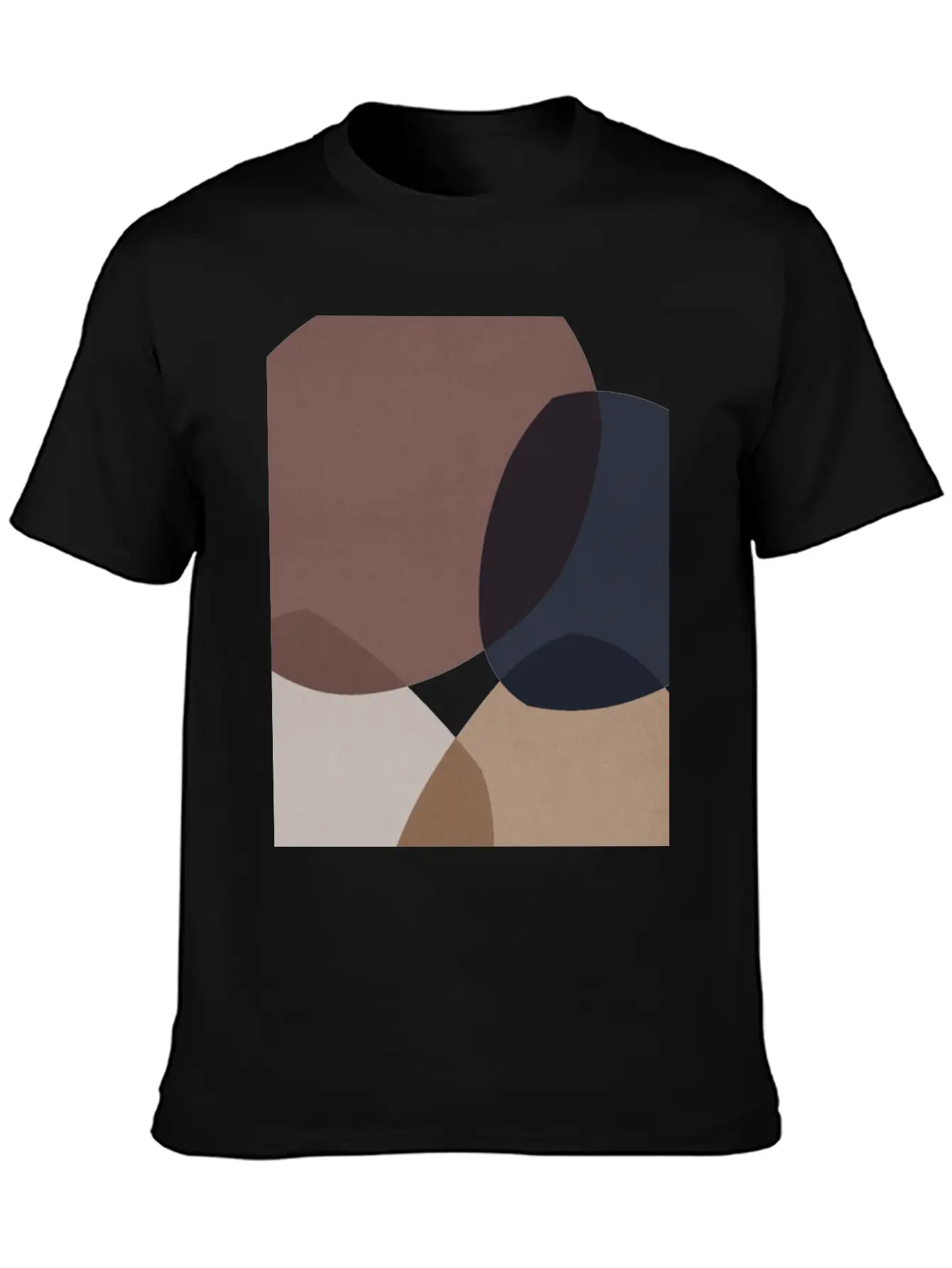 Abstract Shapes 8 Comfortable Minimalist Graphic Tee – Summer Style Essential