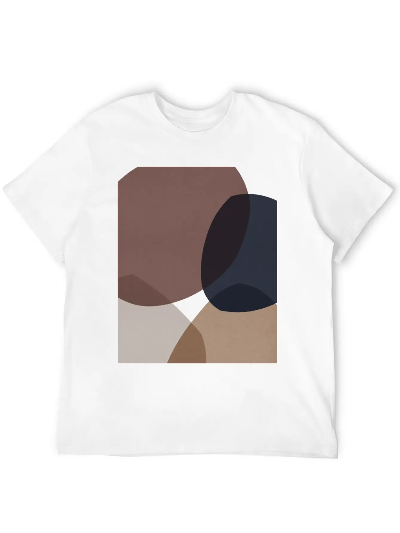 Abstract Shapes 8 Comfortable Minimalist Graphic Tee – Summer Style Essential