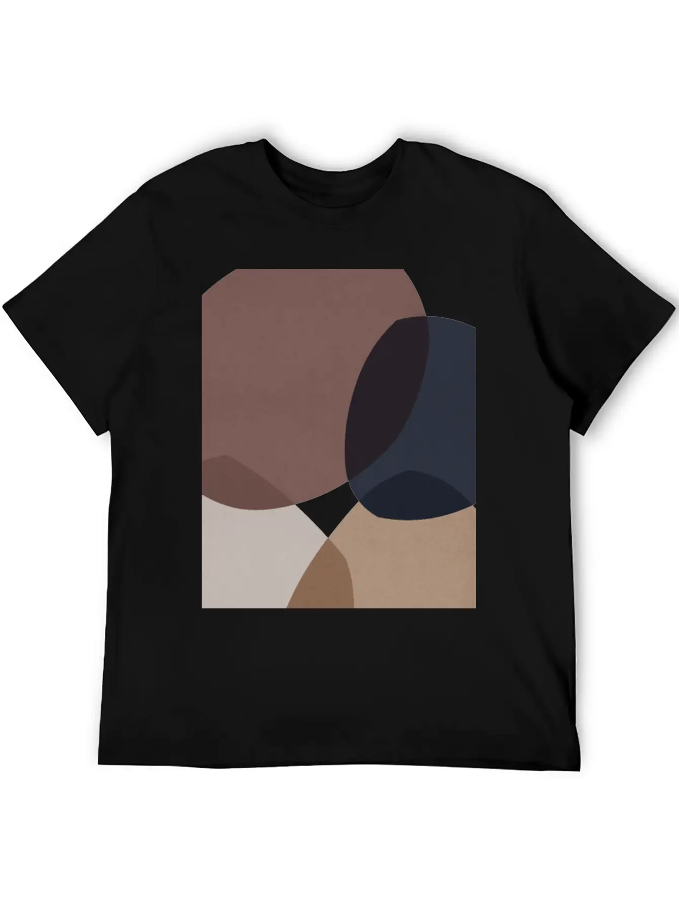 Abstract Shapes 8 Comfortable Minimalist Graphic Tee – Summer Style Essential