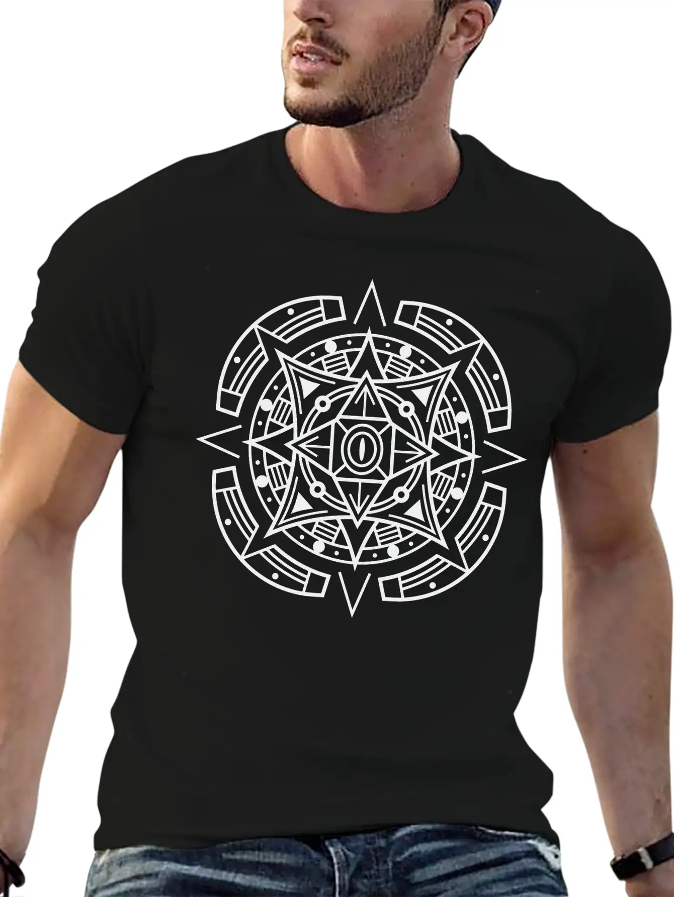 Abstract Symmetry - Eye Stylish Everyday T-Shirt – Unisex Basic Cotton Tee