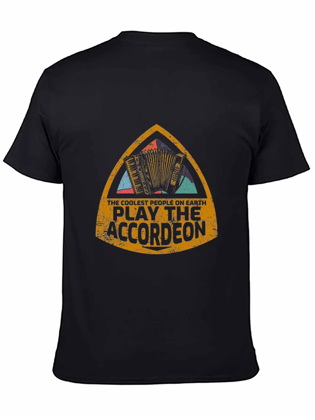 Accordion Unisex Short Sleeve Soft Cotton T-Shirt – Casual Everyday Wear