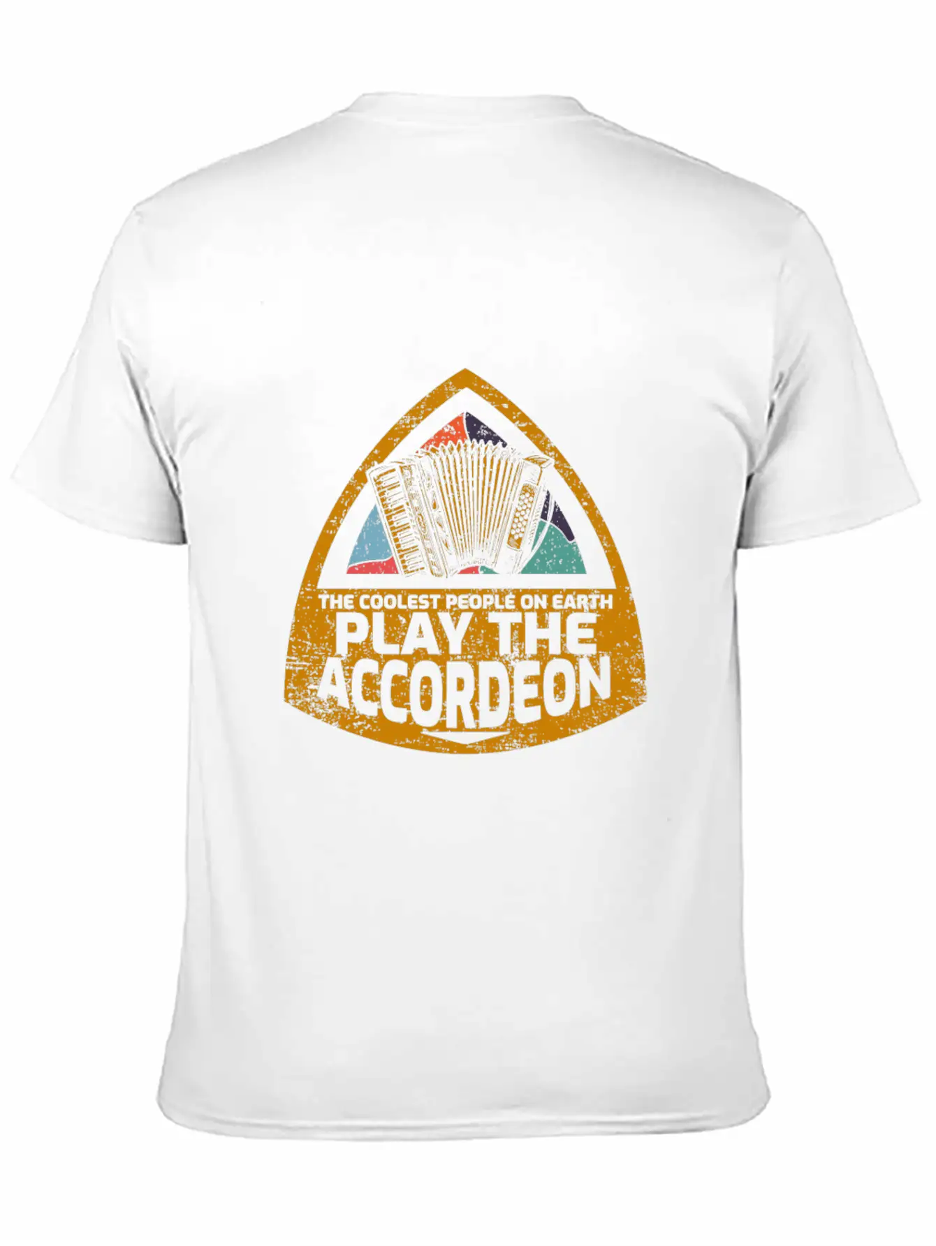 Accordion Unisex Short Sleeve Soft Cotton T-Shirt – Casual Everyday Wear