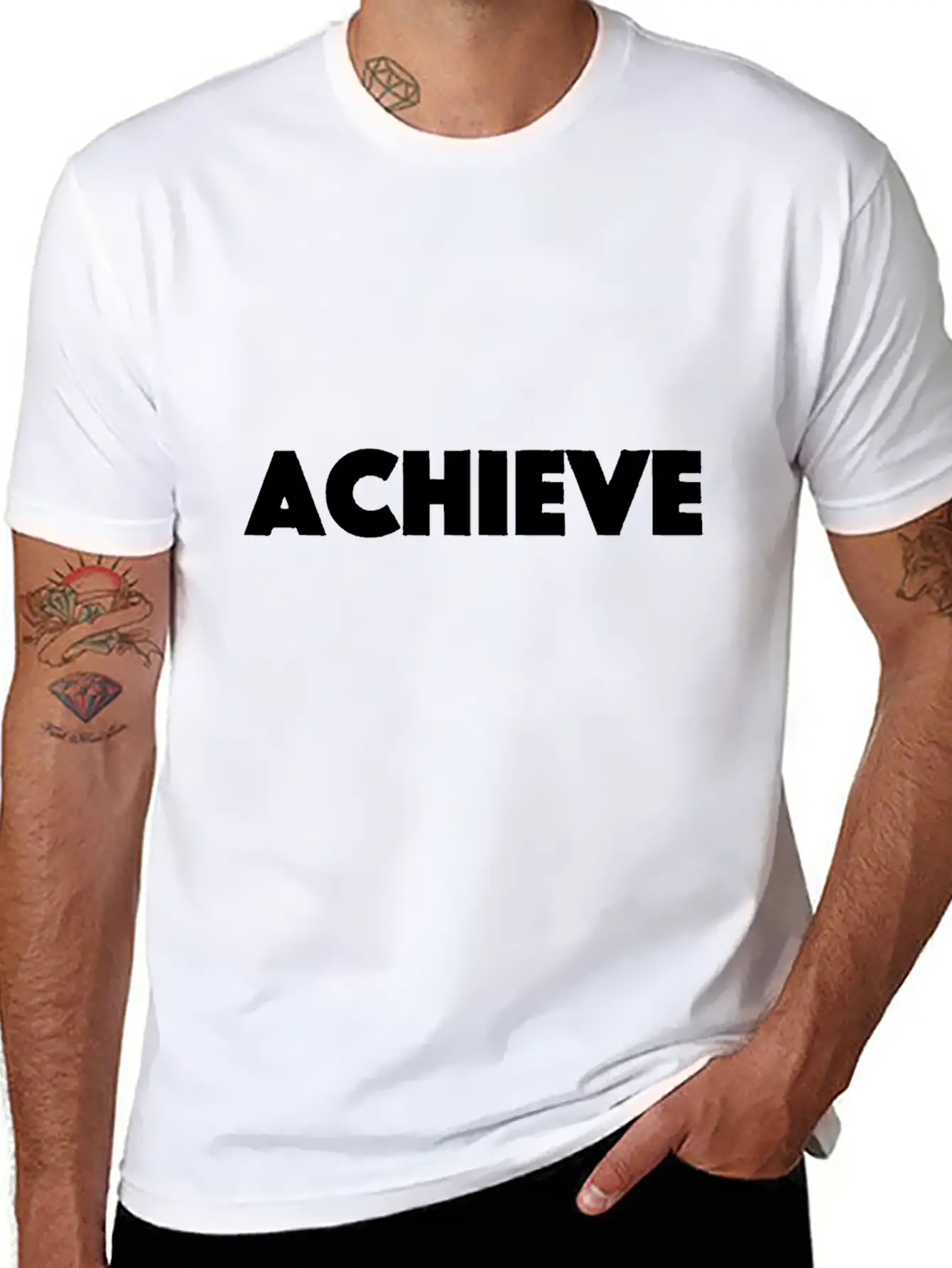 Achieve Style Funny Essential Unisex Summer Tee – Soft Cotton Casual Fit