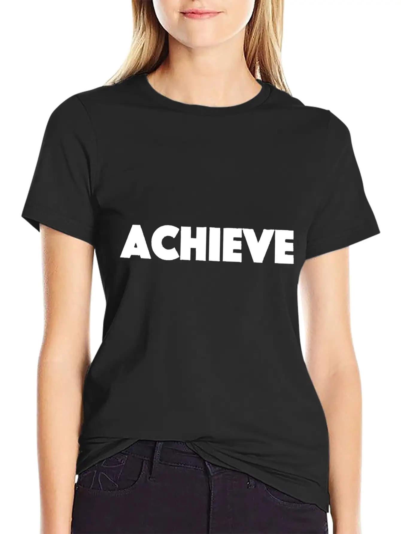 Achieve Style Funny Essential Unisex Summer Tee – Soft Cotton Casual Fit
