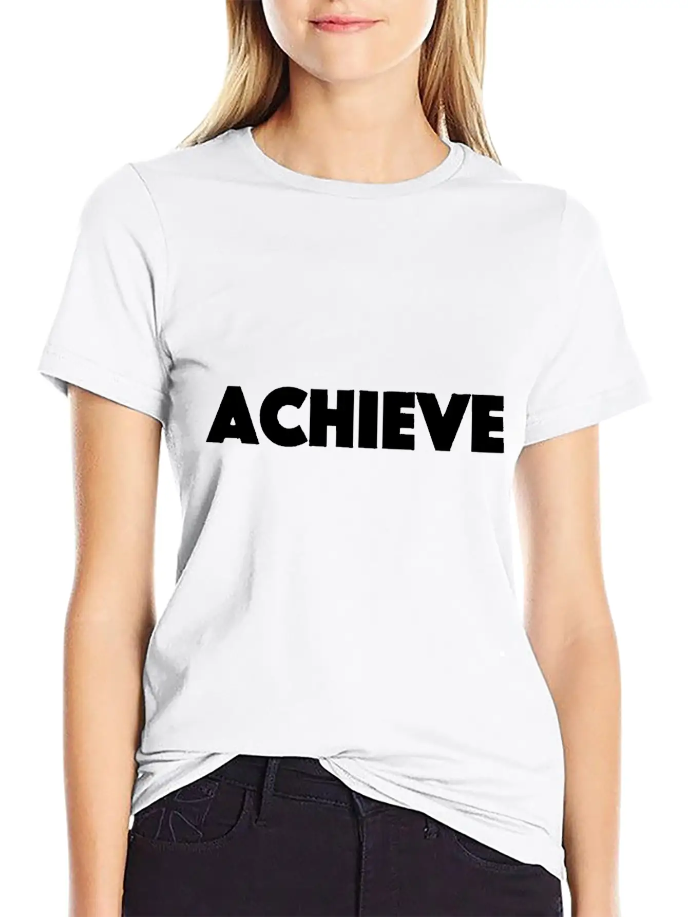 Achieve Style Funny Essential Unisex Summer Tee – Soft Cotton Casual Fit