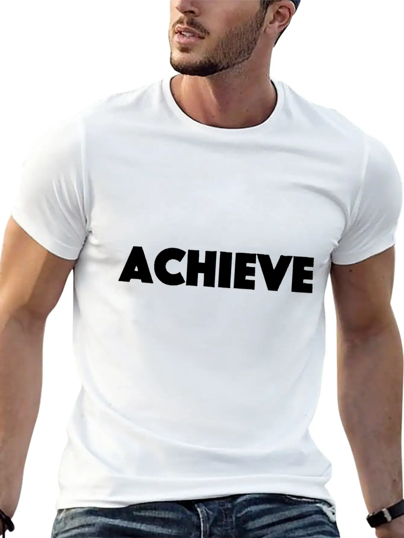 Achieve Style Funny Essential Unisex Summer Tee – Soft Cotton Casual Fit