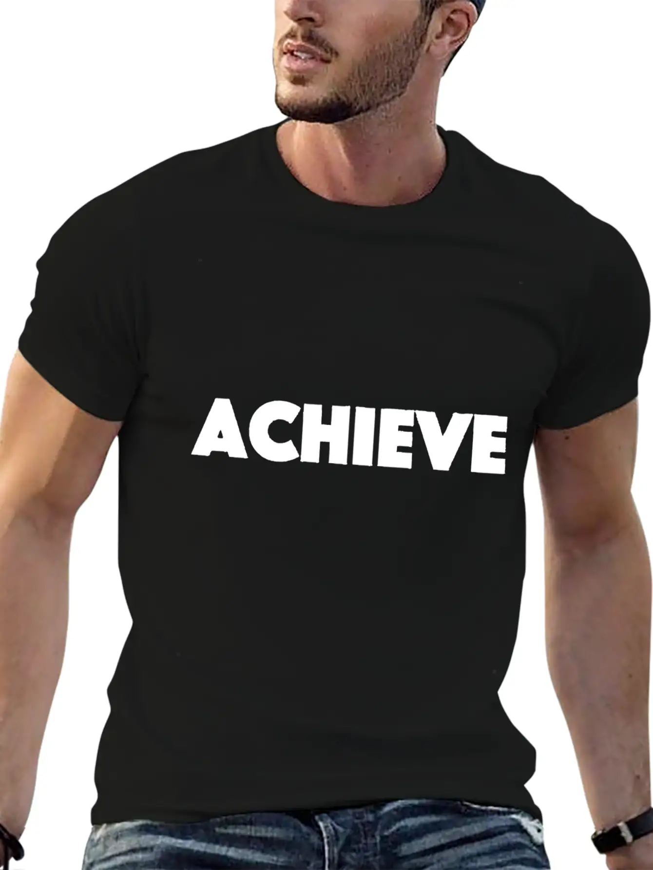 Achieve Style Funny Essential Unisex Summer Tee – Soft Cotton Casual Fit