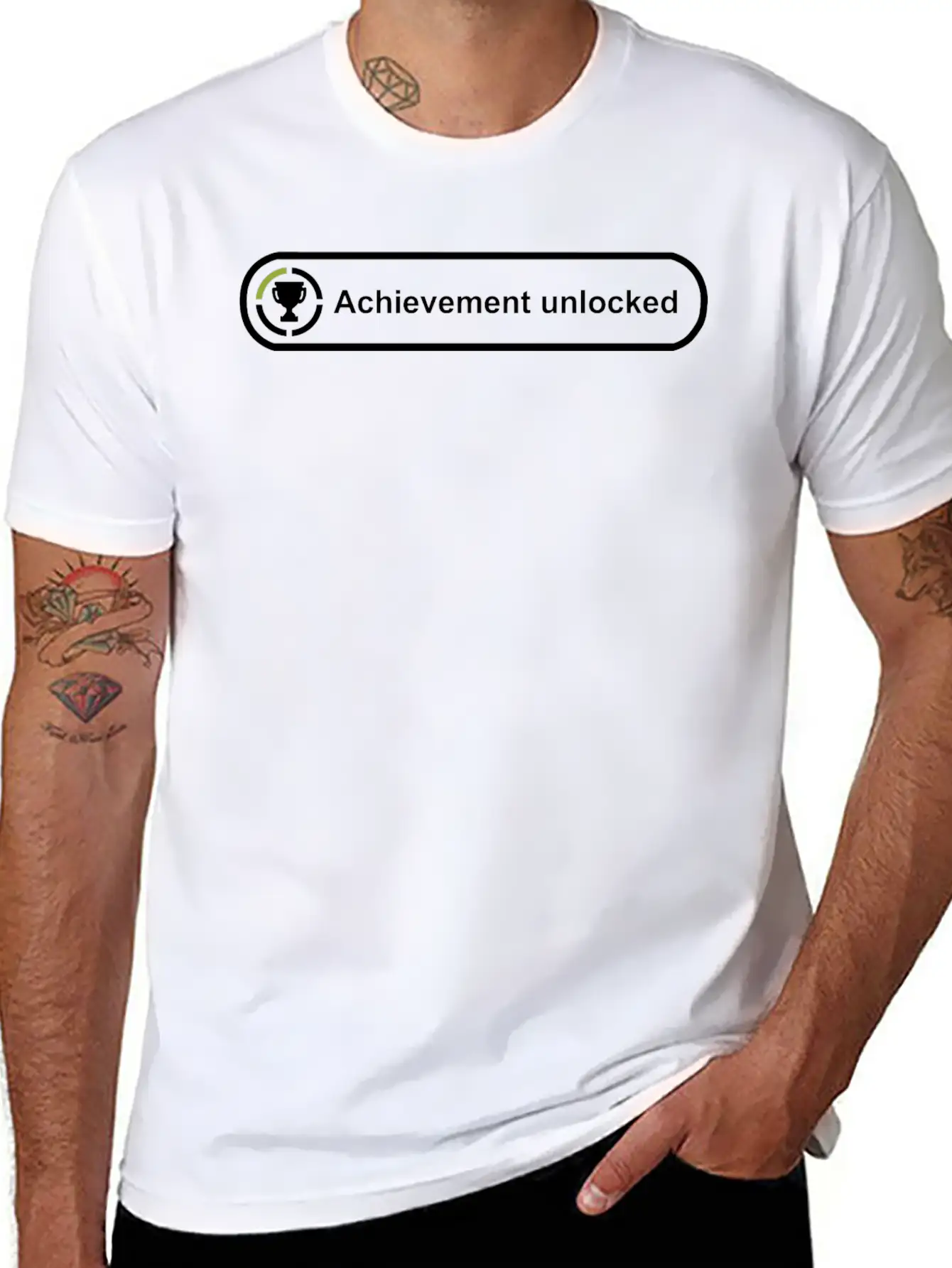 Achievement Unlocked Comfortable Minimalist Graphic Tee – Summer Style Essential