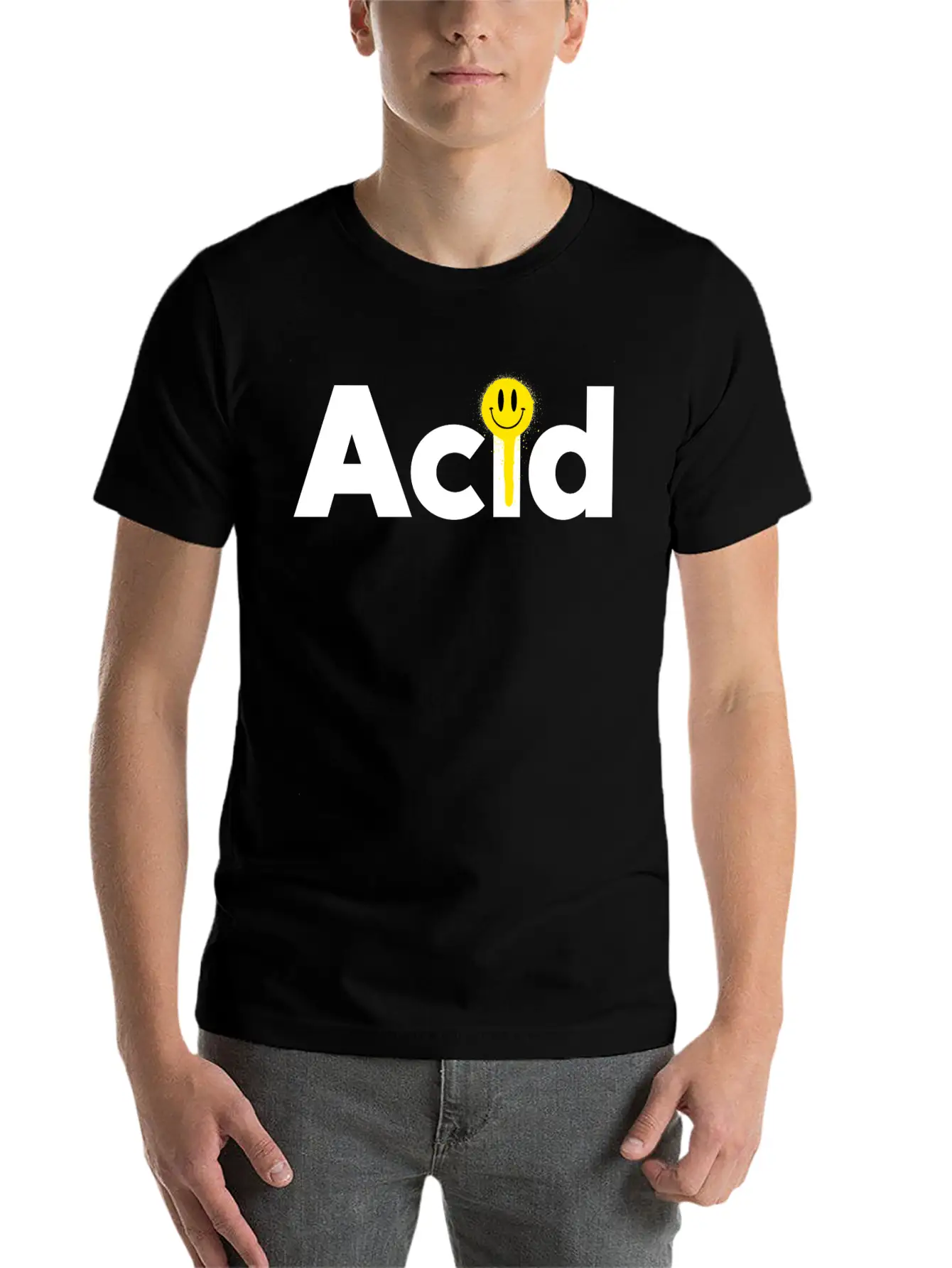 Acid Techno Stylish Everyday T-Shirt – Unisex Basic Cotton Tee