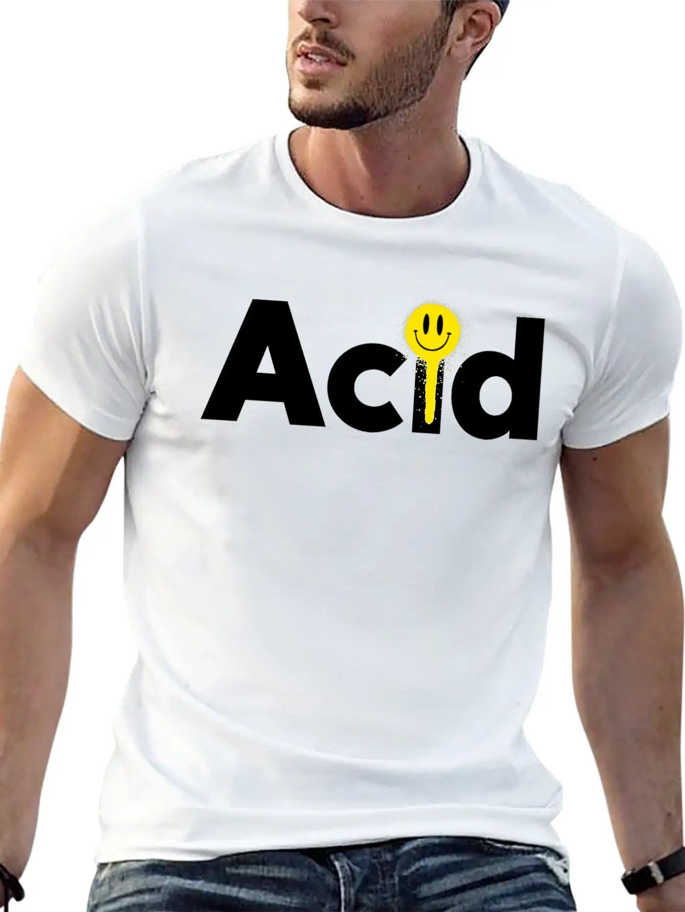 Acid Techno Stylish Everyday T-Shirt – Unisex Basic Cotton Tee