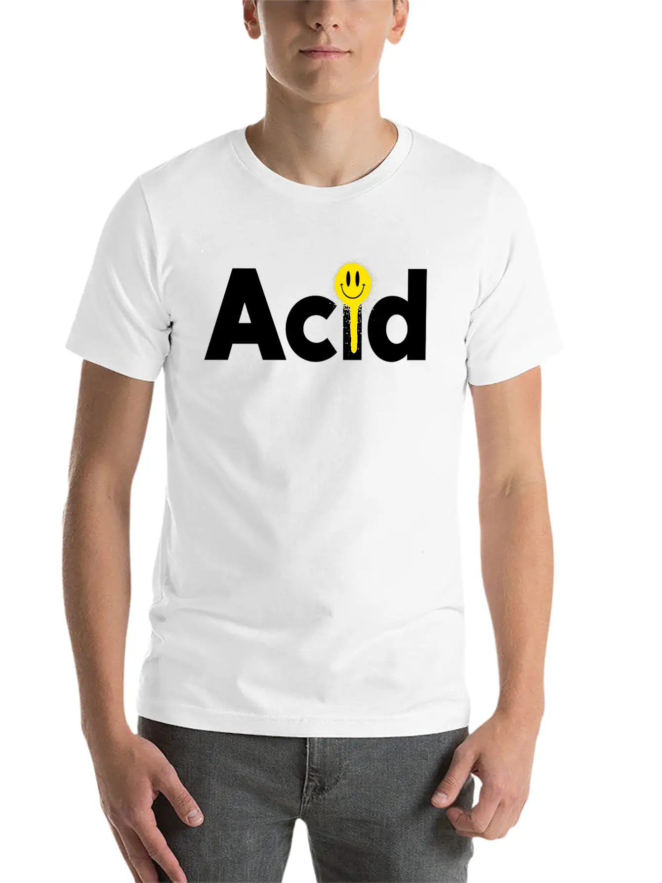 Acid Techno Stylish Everyday T-Shirt – Unisex Basic Cotton Tee