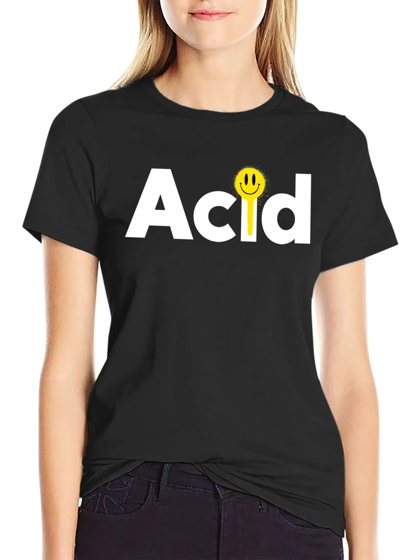 Acid Techno Stylish Everyday T-Shirt – Unisex Basic Cotton Tee