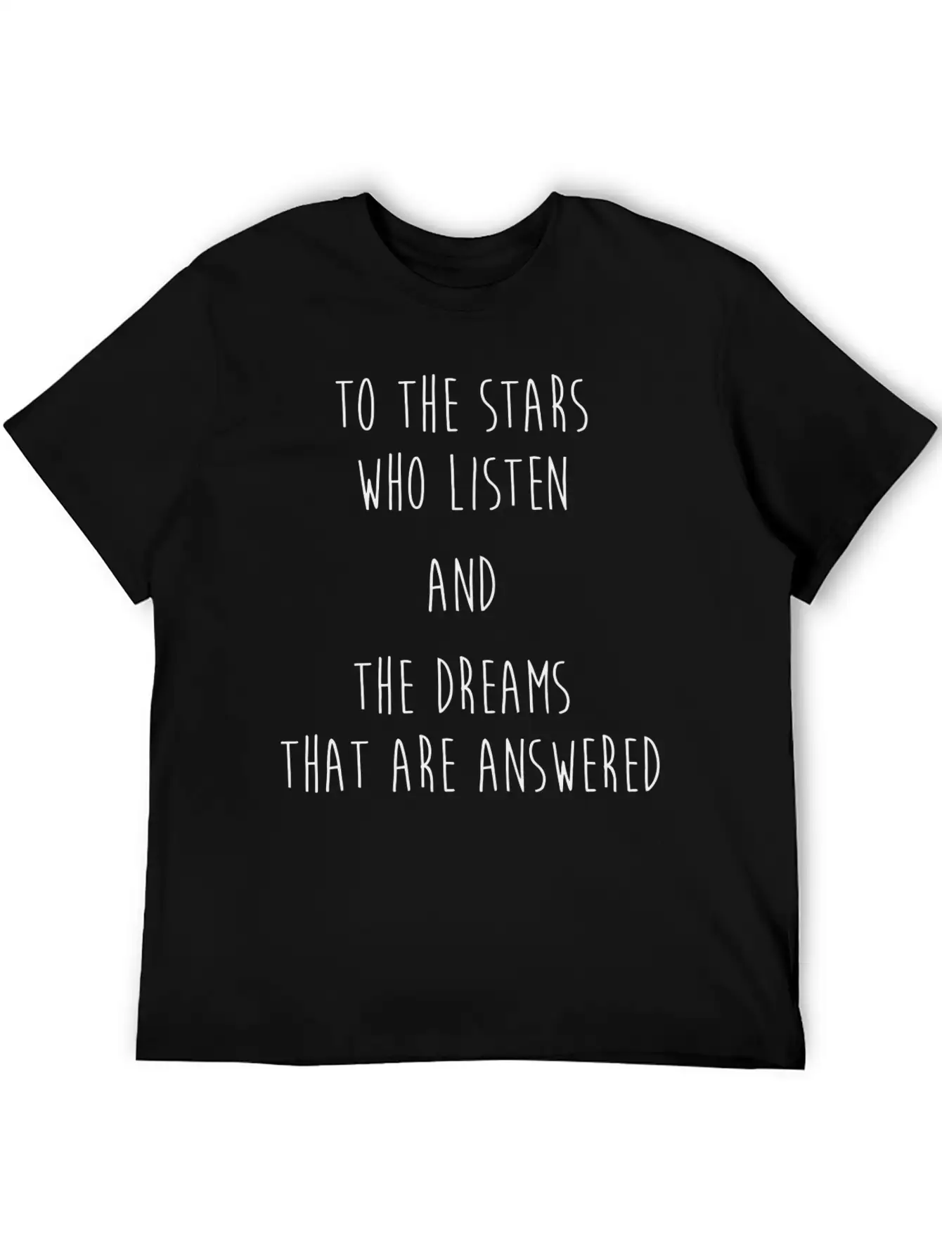 Acomaf Acotar Stars Night Court Tale Starry Night Basic Graphic T-Shirt – Daily Comfort In Soft Cotton