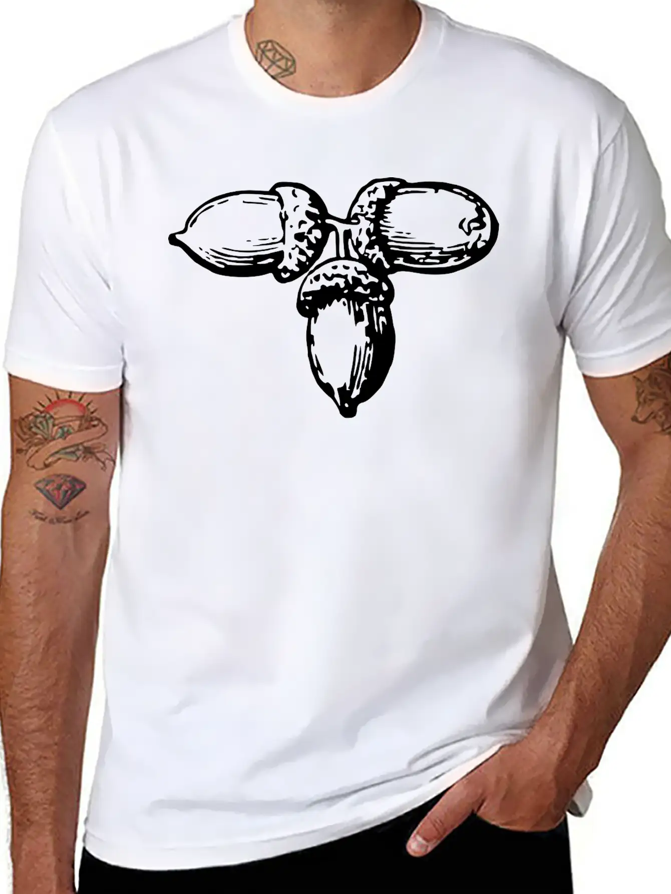 Acorn 5 Stylish Everyday T-Shirt – Unisex Basic Cotton Tee