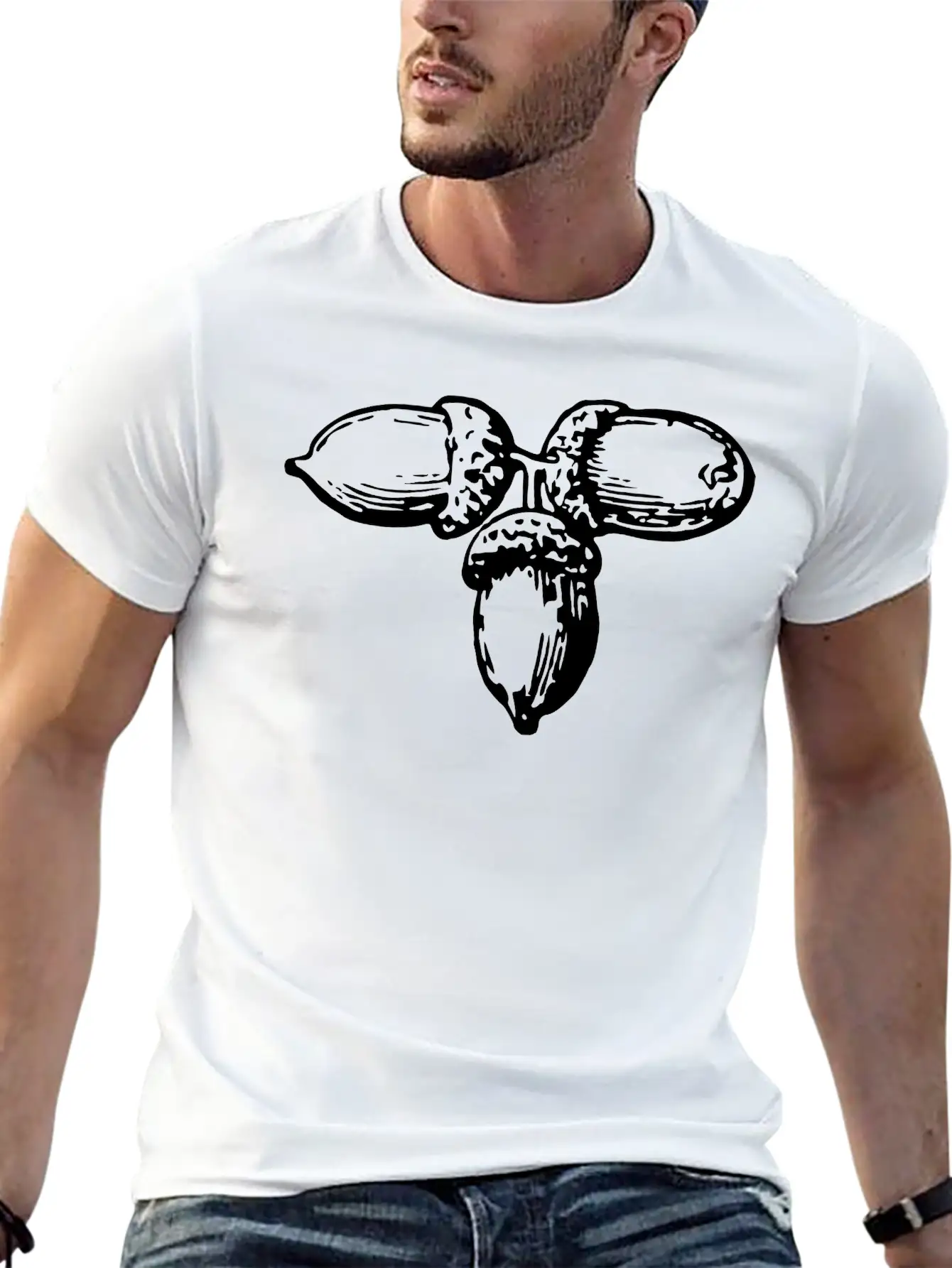 Acorn 5 Stylish Everyday T-Shirt – Unisex Basic Cotton Tee