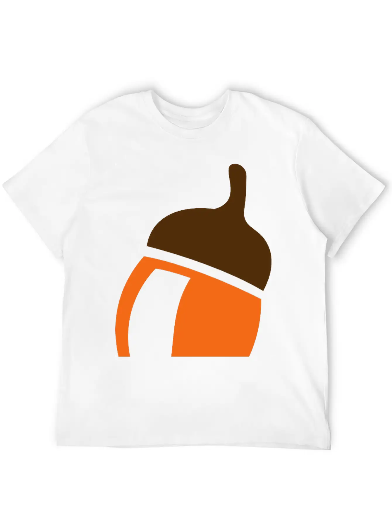 Acorn Oak Tree Squirrel Unisex Short Sleeve Soft Cotton T-Shirt – Casual Everyday Wear