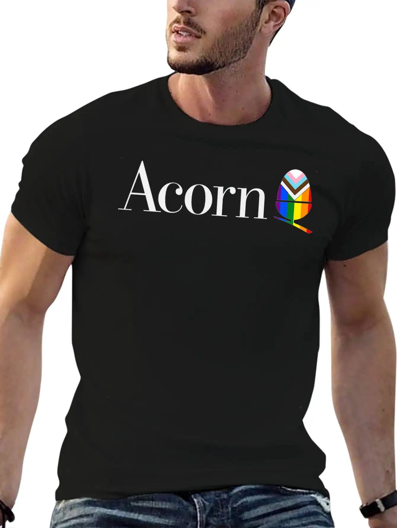 Acorn Progress Unisex Casual T-Shirt – Clean Design For Daily Comfort
