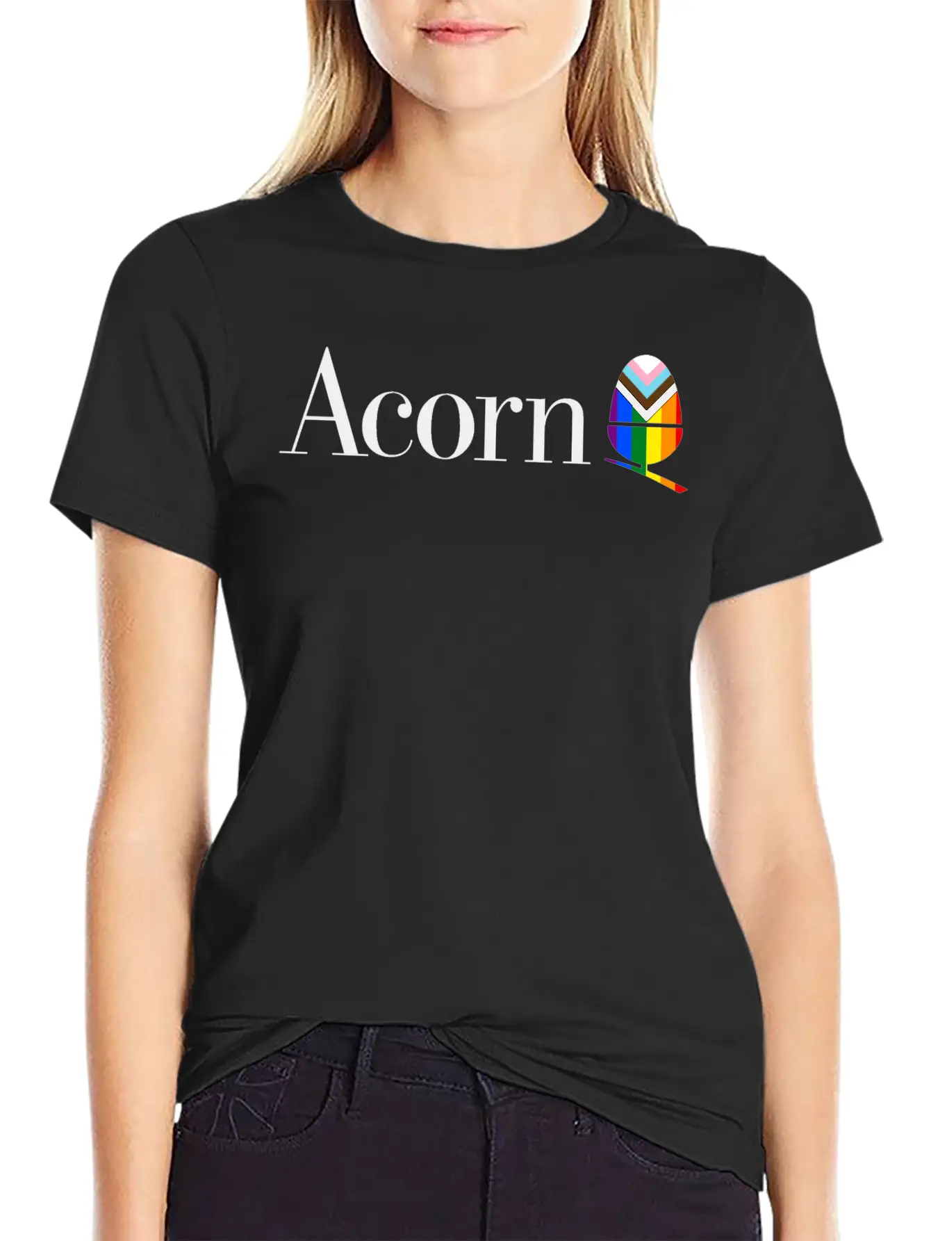 Acorn Progress Unisex Casual T-Shirt – Clean Design For Daily Comfort