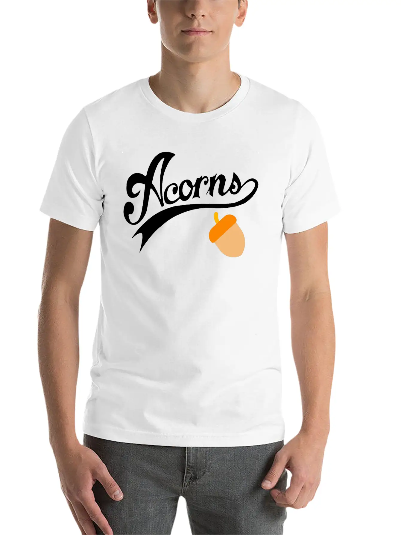 Acorns Timeless Short Sleeve Tee – Comfy And Minimalist Design